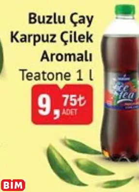 TEATONE BUZLU ÇAY KARPUZ ÇİLEK AROMALI